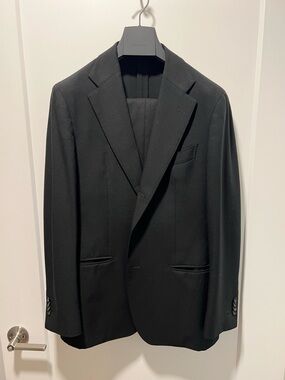 Suitsupply Black Men's Single-Breasted Blazer